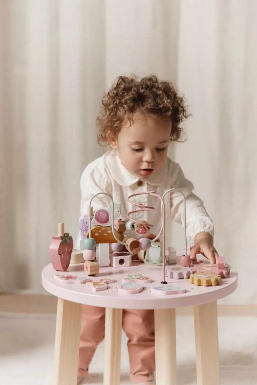 Little Dutch Mesa de actividades Fairy Garden FSC ·*Niños Juguetes De Madera Para Niños|Juguetes Y Juegos Motricidad Fina