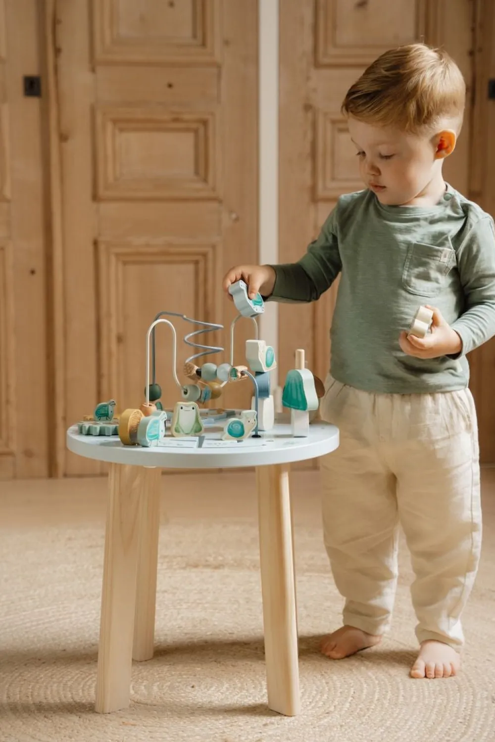 Little Dutch Mesa de actividades Forest Friends FSC ·*Niños Juguetes De Madera Para Niños|Juguetes Y Juegos Motricidad Fina