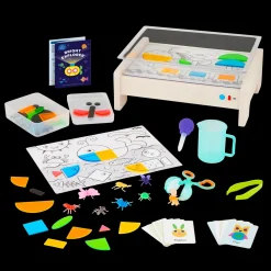 Battat Education Mesa de Luz Kit educacional*Niños Juguetes Montessori|Mesa De Luz