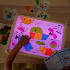 Battat Education Mesa de Luz Kit educacional*Niños Juguetes Montessori|Mesa De Luz