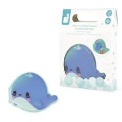 Janod Mi Libro de Baño Ballenas ·*Niños Libros De Baño|Juguetes De Baño