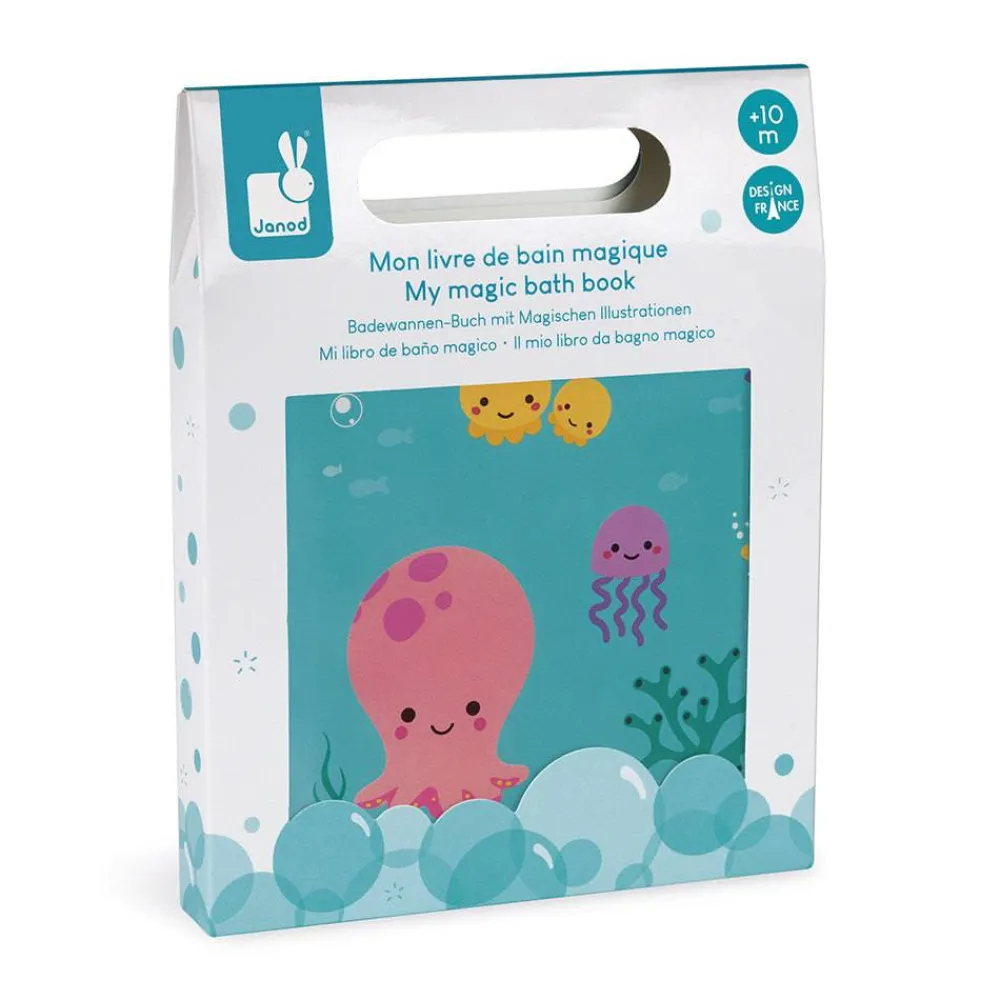 Janod Mi Libro de Baño Magico ·*Niños Libros De Baño|Juguetes De Baño