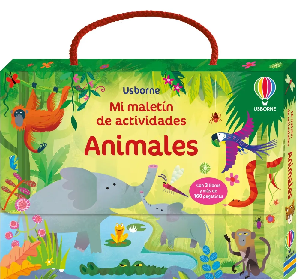 Usborne Mi maletín de actividades de Animales*Niños Kits Manualidades Navidad|Kit De Manualidades