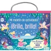 Usborne Mi maletín de actividades Brilla Brilla*Niños Kits Manualidades Navidad|Kit De Manualidades