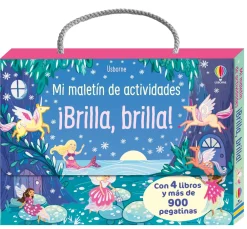 Usborne Mi maletín de actividades Brilla Brilla*Niños Kits Manualidades Navidad|Kit De Manualidades