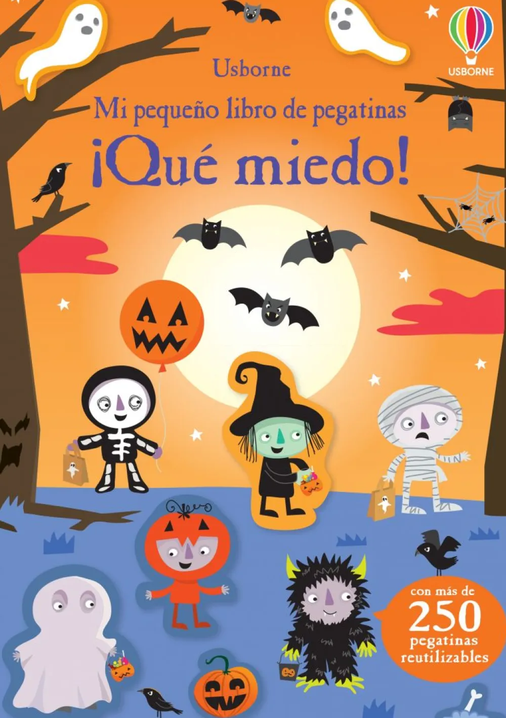 Usborne Mi pequeño libro de pegatinas · !Que miedo!*Niños Libros De Pegatinas|Libros De Halloween Para Niños