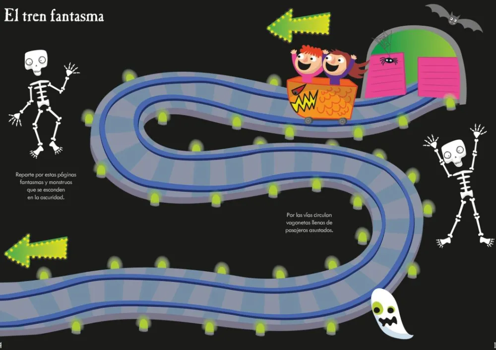Usborne Mi pequeño libro de pegatinas · !Que miedo!*Niños Libros De Pegatinas|Libros De Halloween Para Niños