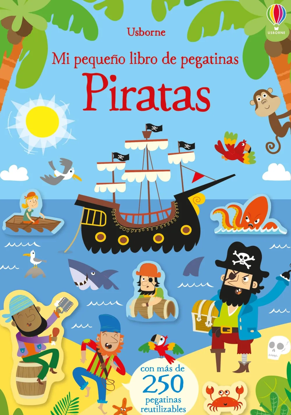 Usborne Mi pequeño libro de pegatinas · Piratas* Libros De Pegatinas