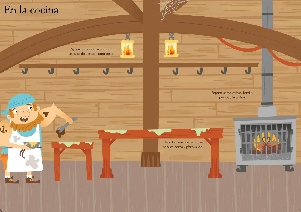 Usborne Mi pequeño libro de pegatinas · Piratas* Libros De Pegatinas