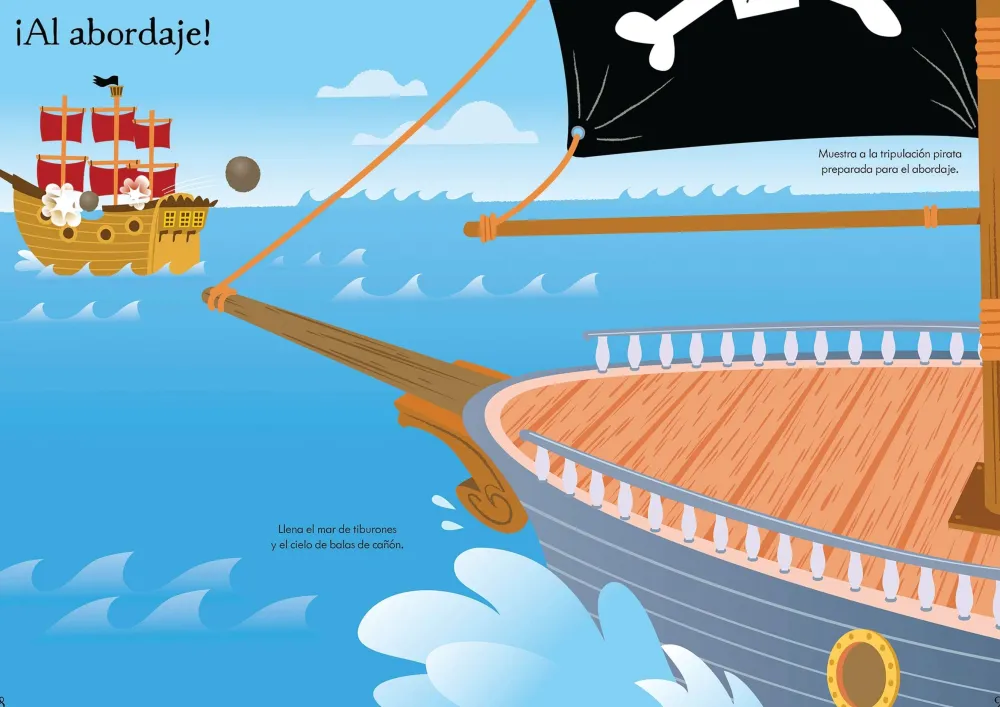 Usborne Mi pequeño libro de pegatinas · Piratas* Libros De Pegatinas