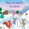 Usborne Mi pequeño libro de pegatinas brillantes · Bajo un manto de nieve*Niños Libros De Navidad Para Niños|Kits Manualidades Navidad