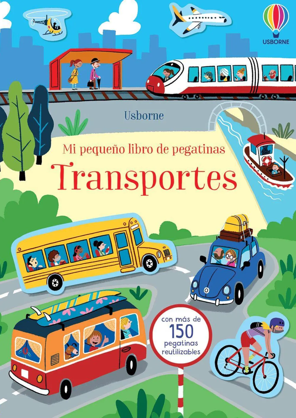 Usborne Mi pequeño libro de pegatinas · Transportes* Libros De Pegatinas