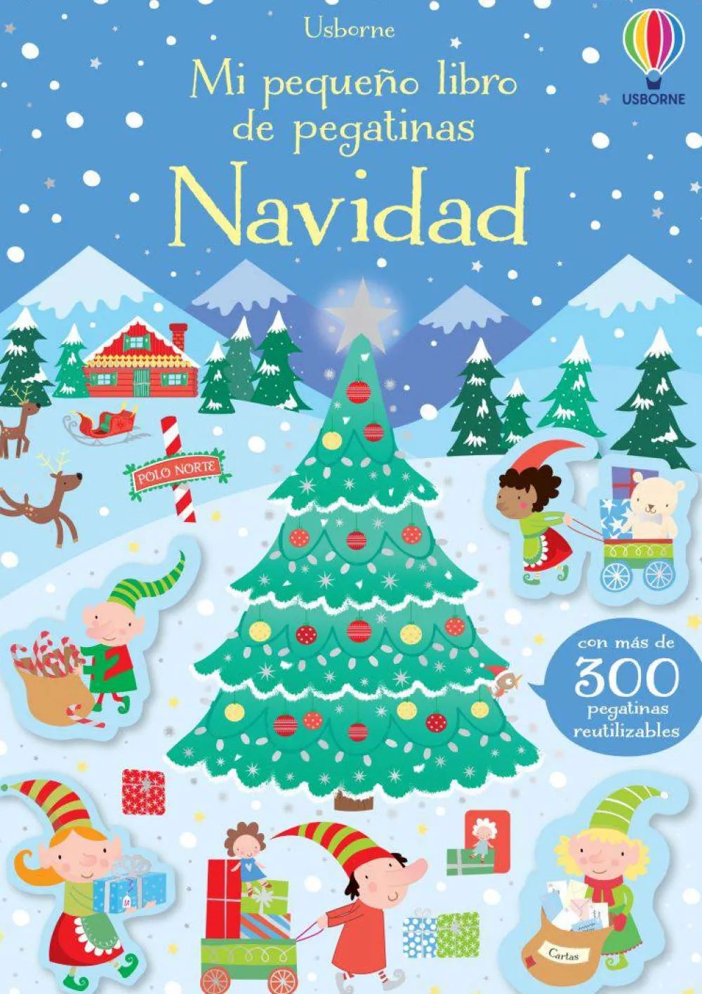 Usborne Mi pequeño libro de pegatinas · Navidad*Niños Libros De Navidad Para Niños|Kits Manualidades Navidad