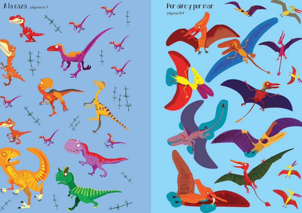 Usborne Mi pequeño libro de pegatinas · Dinosaurios* Libros De Pegatinas
