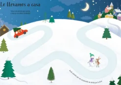 Usborne Mi pequeño libro de pegatinas brillantes · Arbolitos de Navidad*Niños Libros De Navidad Para Niños|Kits Manualidades Navidad
