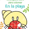 Usborne Mi pequeño libro para colorear · En la playa*Niños Libros Para Colorear|Libros Para Colorear