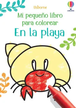 Usborne Mi pequeño libro para colorear · En la playa*Niños Libros Para Colorear|Libros Para Colorear