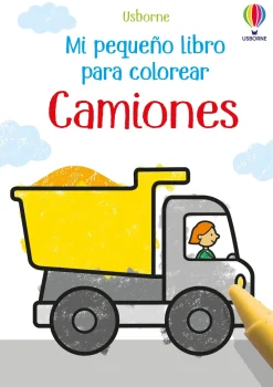 Usborne Mi pequeño libro para colorear · Camiones*Niños Libros Para Colorear|Libros Para Colorear