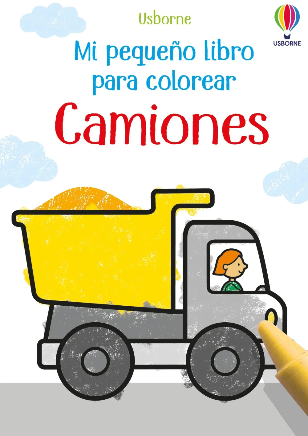 Usborne Mi pequeño libro para colorear · Camiones*Niños Libros Para Colorear|Libros Para Colorear