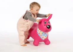 Ludi Mi perro saltarín rosa ·*Niños Muñecos Saltarines