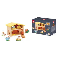 Janod Mi primer Gallinero ·*Niños Juguetes Waldorf|Juguetes Montessori