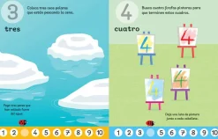 Usborne Mi primer libro de pegatinas · 1 2 3* Libros De Pegatinas