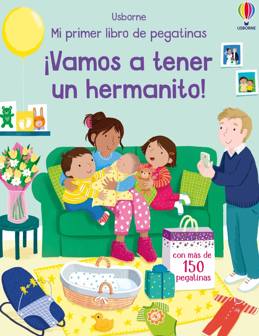 Usborne Mi primer libro de pegatinas · Vamos a tener un hermanito* Libros De Pegatinas
