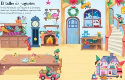 Usborne Mi primer libro de pegatinas · Ya viene Papá Noel*Niños Libros De Navidad Para Niños|Libros De Pegatinas