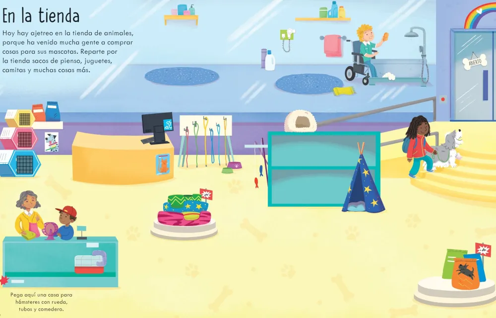 Usborne Mi primer libro de pegatinas · Mascotas* Libros De Pegatinas