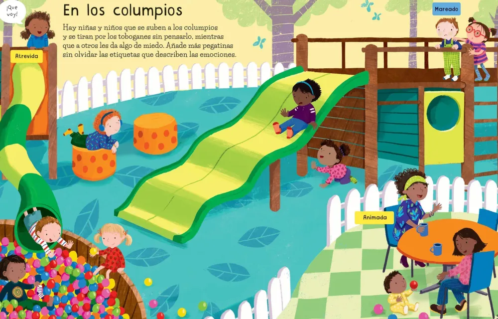 Usborne Mi primer libro de pegatinas · Las Emociones* Libros De Pegatinas