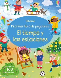 Usborne Mi primer libro de pegatinas · El tiempo y las estaciones* Libros De Pegatinas