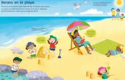 Usborne Mi primer libro de pegatinas · El tiempo y las estaciones* Libros De Pegatinas