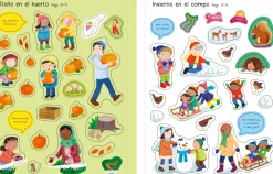 Usborne Mi primer libro de pegatinas · El tiempo y las estaciones* Libros De Pegatinas