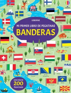 Usborne Mi primer libro de pegatinas · Banderas* Libros De Pegatinas