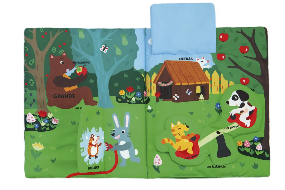 Combel Mi primer Pop Up de tela*Niños Libros Con Solapas|Libros Manipulativos