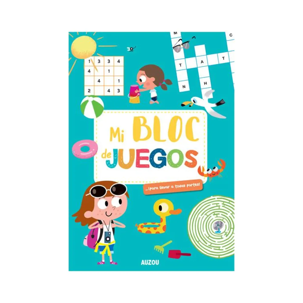Auzou Mi primera maleta de juegos para llevar a todas partes*Niños Libros Busca Y Encuentra|Libros Pasatiempos Para Niños Y Niñas