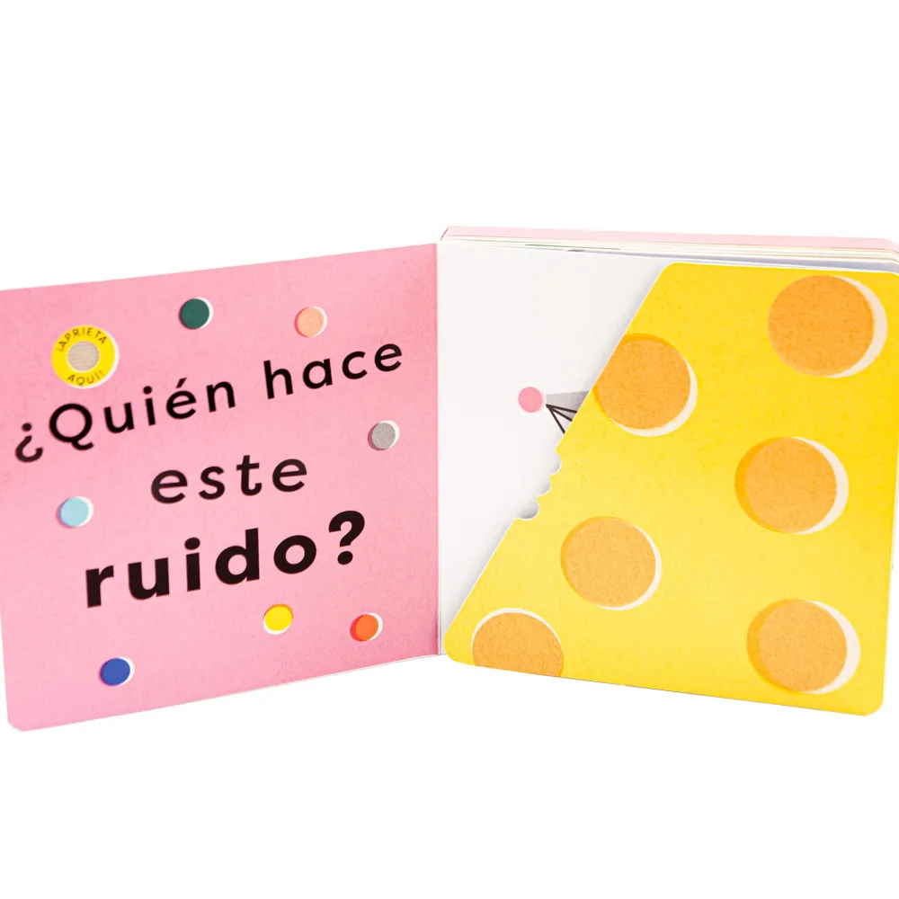 Combel ¡Miau! ¿Quién hace este ruido?*Niños Libros Musicales Y Con Sonido|Libros Manipulativos
