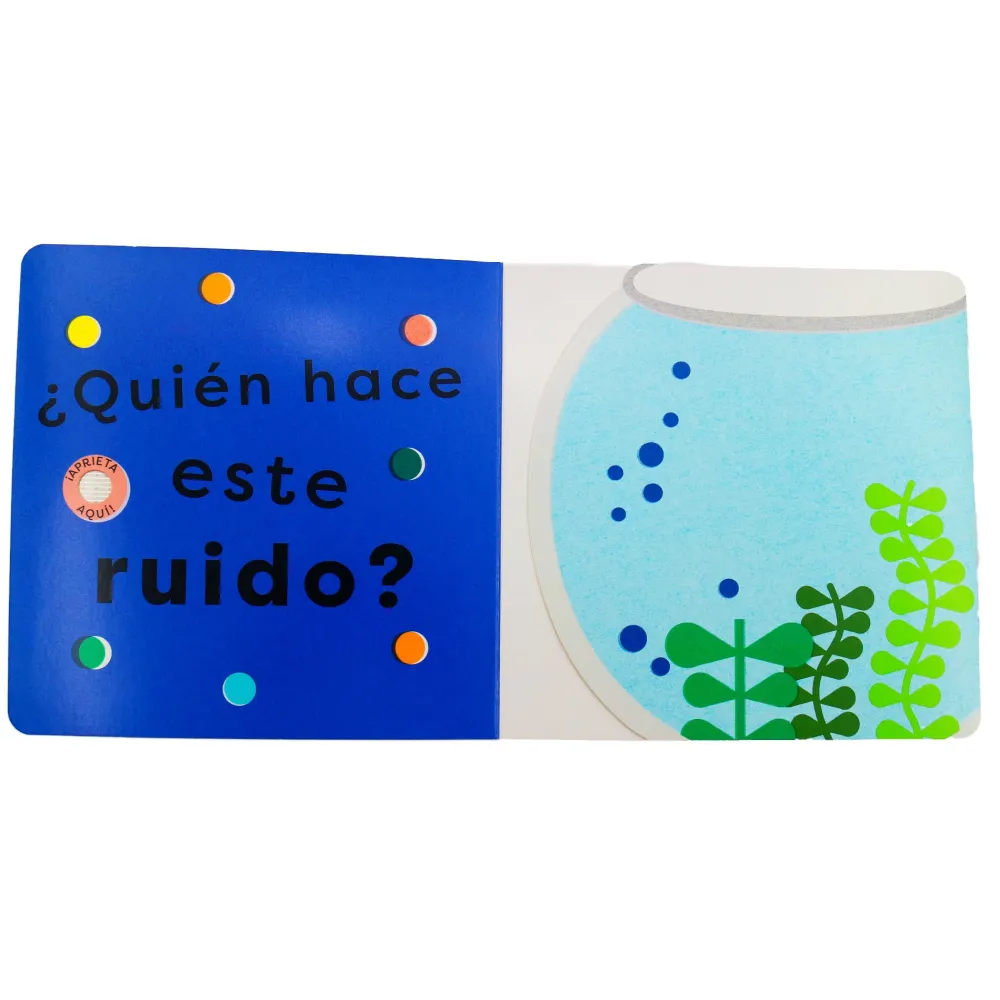 Combel ¡Miau! ¿Quién hace este ruido?*Niños Libros Musicales Y Con Sonido|Libros Manipulativos