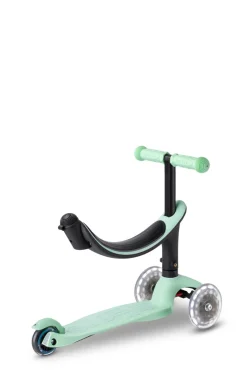Micro 4 en 1 Deluxe LED Menta*Niños Patinetes De 3 Ruedas Infantiles|Patinetes Infantiles