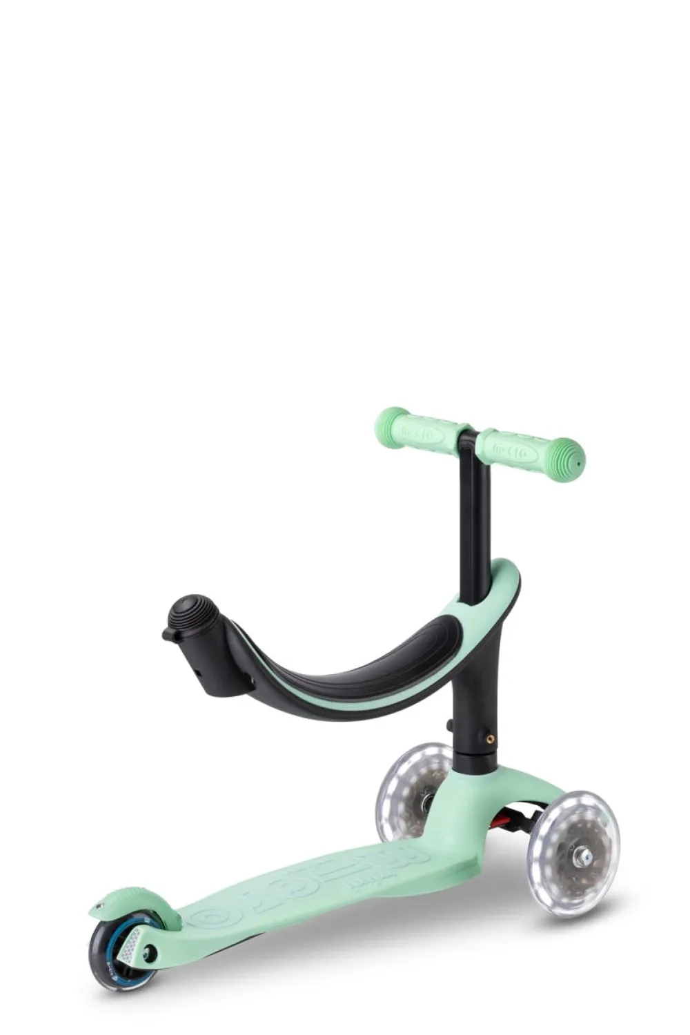 Micro 4 en 1 Deluxe LED Menta*Niños Patinetes De 3 Ruedas Infantiles|Patinetes Infantiles