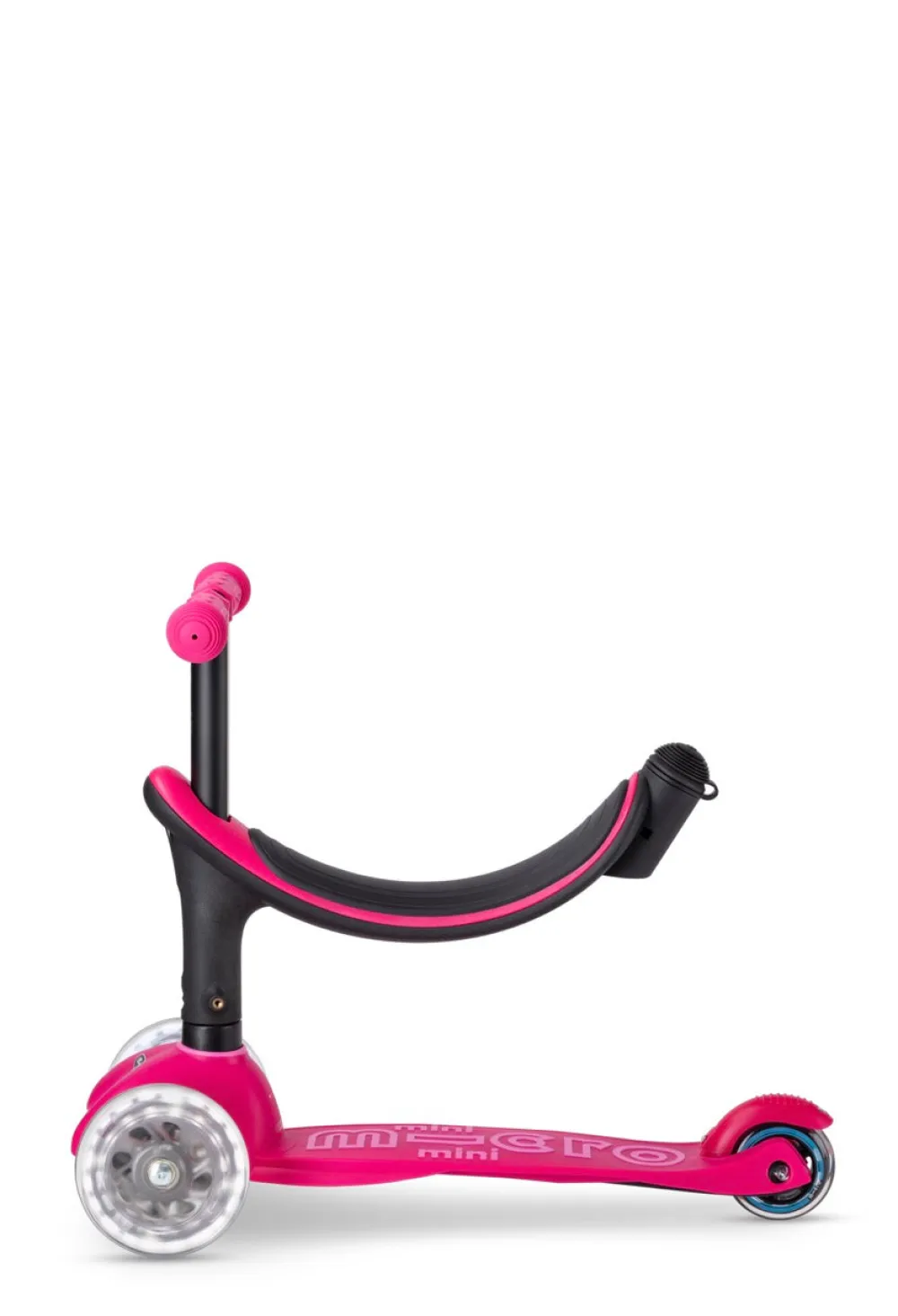 Micro 4 en 1 Deluxe LED Rosa*Niños Patinetes De 3 Ruedas Infantiles|Patinetes Infantiles