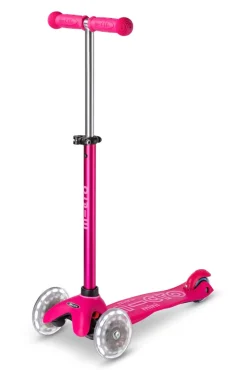 Micro 4 en 1 Deluxe LED Rosa*Niños Patinetes De 3 Ruedas Infantiles|Patinetes Infantiles