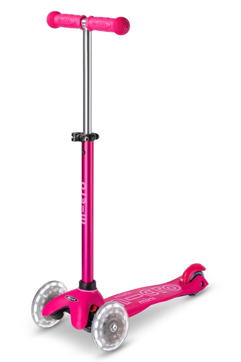 Micro 4 en 1 Deluxe LED Rosa*Niños Patinetes De 3 Ruedas Infantiles|Patinetes Infantiles