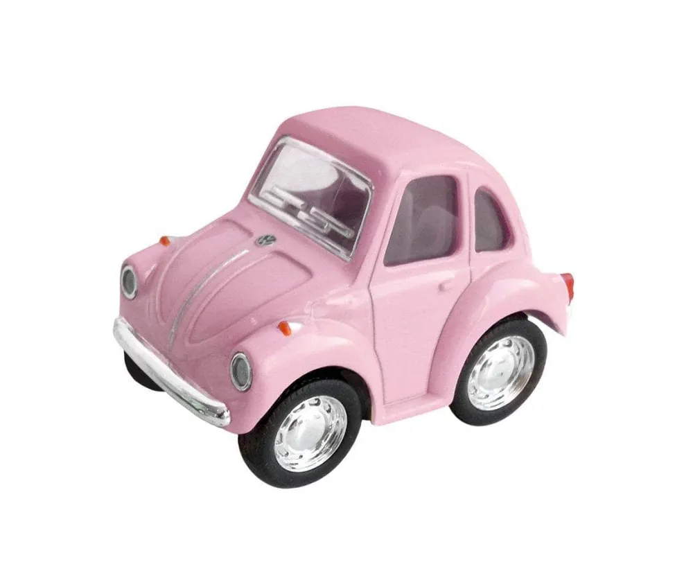Tutete Mini Coche de Juguete Beetle Clasical Rosa*Niños Coches De Metal De Juguete