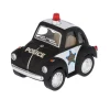 Tutete Mini Coche de Policía Negro*Niños Coches De Metal De Juguete