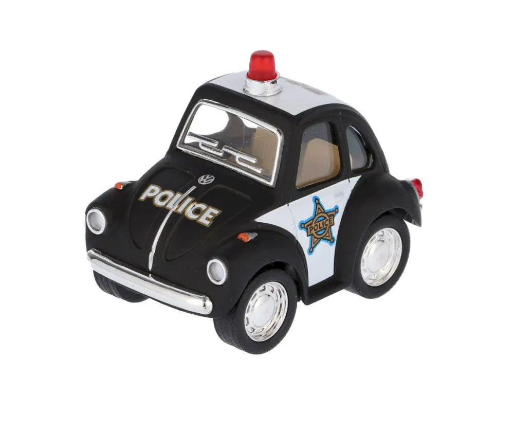 Tutete Mini Coche de Policía Negro*Niños Coches De Metal De Juguete
