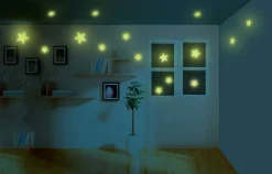 4M Mini Estrellas Brillantes en la Oscuridad ·*Niños Juguetes Stem