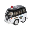 Tutete Mini Furgoneta Policía Negra*Niños Coches De Metal De Juguete