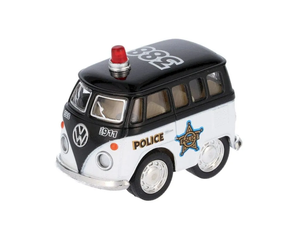 Tutete Mini Furgoneta Policía Negra*Niños Coches De Metal De Juguete