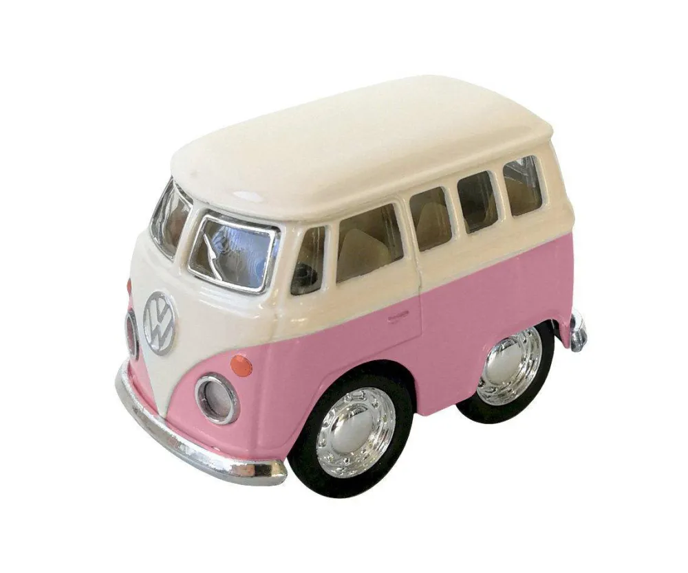 Tutete Mini Furgoneta Volkswagen Rosa*Niños Coches De Metal De Juguete